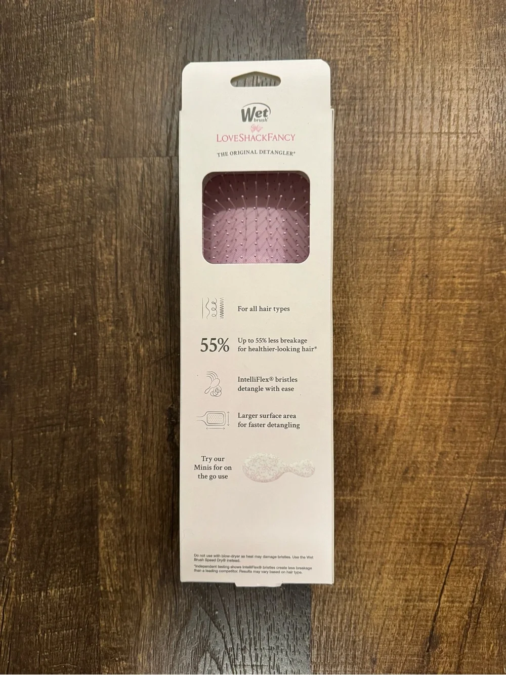 LoveShackFancy x target- wetbrush coquette bow Paddle Detangler brush